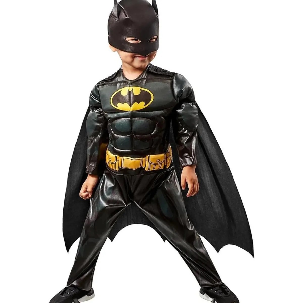 RUBIE'S Disfraces|Halloween*Disfraz Línea Negra Batman S ㅤ