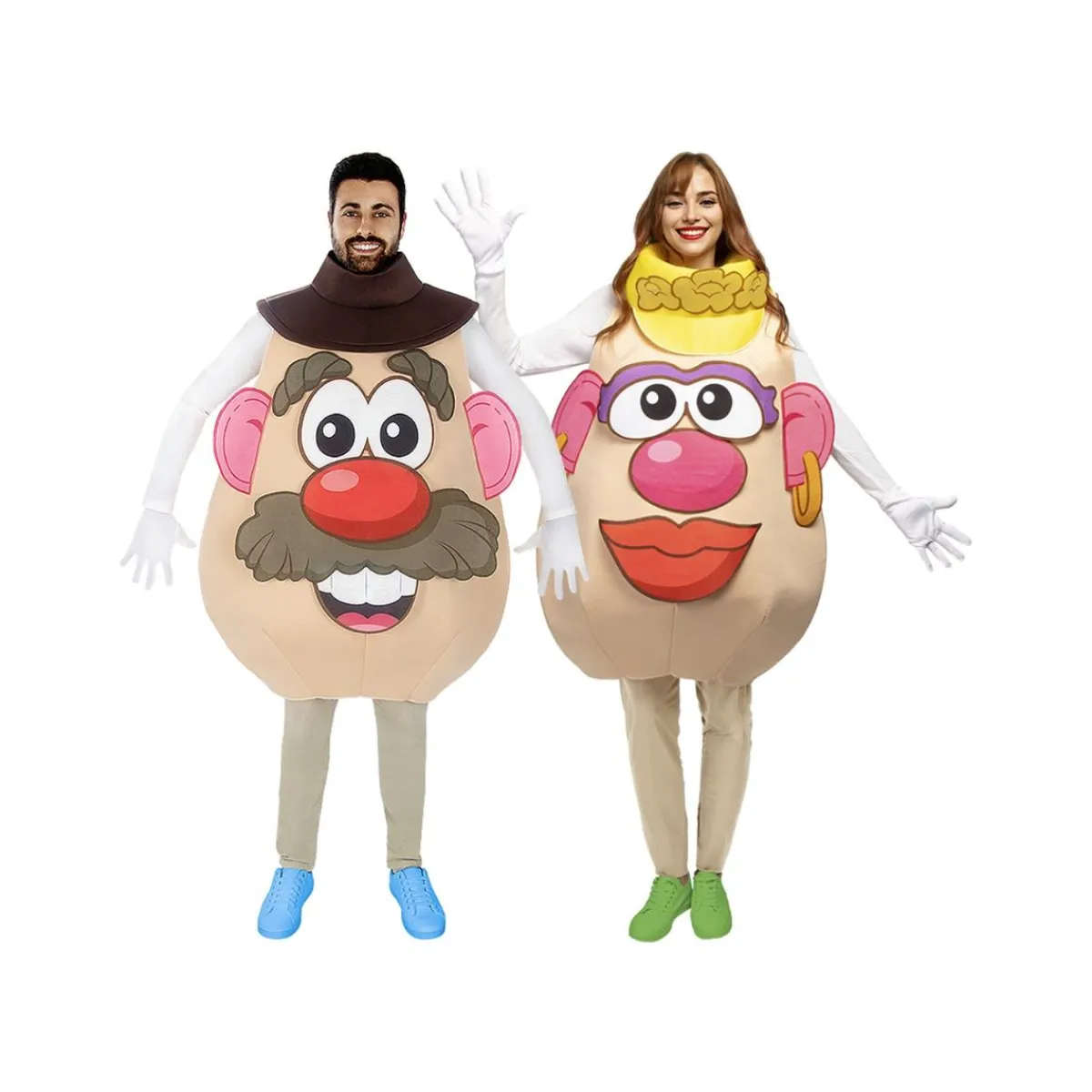 Funidelia Disfraces|Halloween*Disfraz Mr & Mrs Potato adulto Talla única