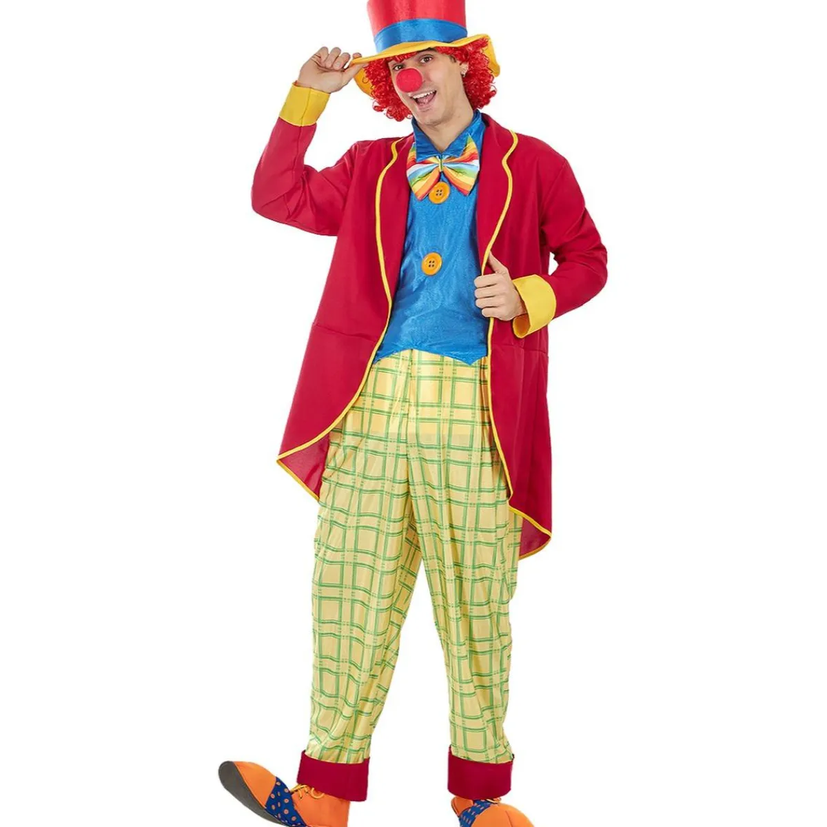 Funidelia Halloween|Disfraces*Disfraz payaso para hombre L-XL