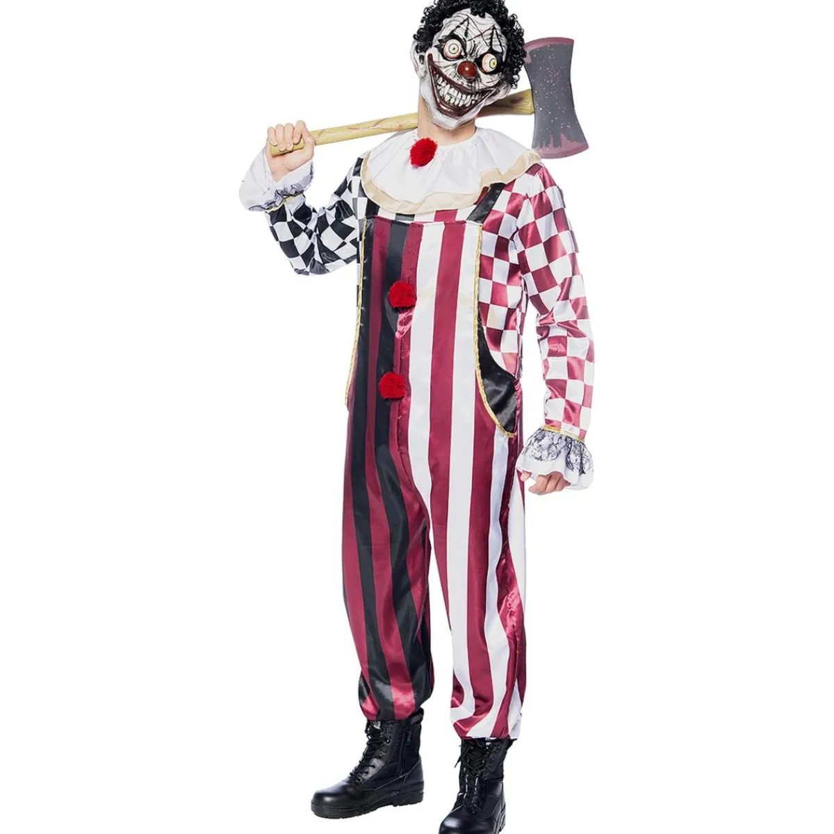 Funidelia Disfraces|Halloween*Disfraz Payaso Terrorífico Premium hombre XL