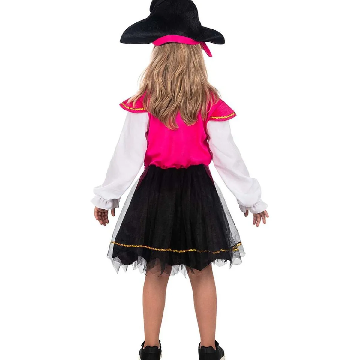 Funidelia Halloween|Disfraces*Disfraz pirata rosa para niña 10-12 años