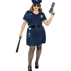 Funidelia Disfraces|Halloween*Disfraz policía para mujer XXXL
