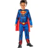 RUBIE'S Disfraces|Halloween*Disfraz Superman sostenible con capa 7-8 años (122-128 cm)ㅤ