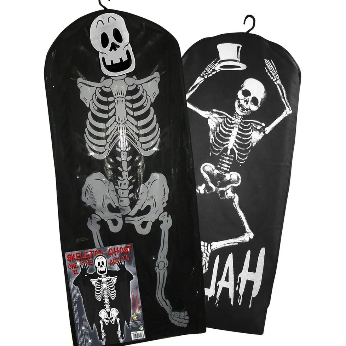 ABYSSE CORP Disfraces|Halloween*Disfraz unisex de fantasma Skeleton Ghost