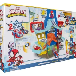 TOY PARTNER Coleccionables Y Mini Mundos*Disney - Juego de carril de ciudad para vehículo de metal