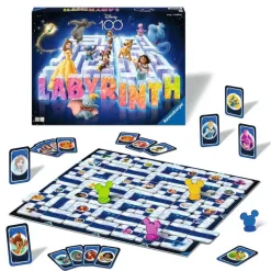 RAVENSBURGER IBÉRICA Friki Zone|Juegos Y Puzzles*Disney - Laberinto mágico Disney, juego de mesa familiar para 2-4 jugadores ㅤ