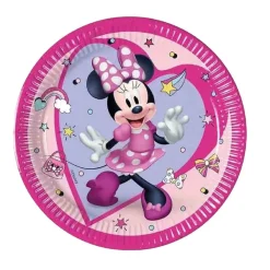 MINNIE MOUSE Artículos De Fiesta Y Regalos*Disney - - Pack 8 platos de papel