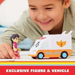 SPIN MASTER Coleccionables Y Mini Mundos*Disney - Vehículo de rescate Firebuds Core Violet y Axl ㅤ