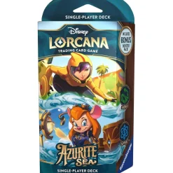 RAVENSBURGER IBÉRICA Juegos Y Puzzles|Friki Zone*Disney Lorcana - Mazo de inicio Azurite Sea - Esmeralda/Zafiro (inglés)