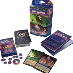 RAVENSBURGER IBÉRICA Juegos Y Puzzles|Friki Zone*Disney Lorcana - Shimmering Skies - Mazo de inicio Esmeralda/Acero en ingles