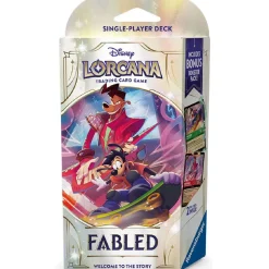 RAVENSBURGER IBÉRICA Juegos Y Puzzles|Friki Zone*Disney Lorcana Fabled - Mazo de inicio Esmeralda / Rubí (inglés)