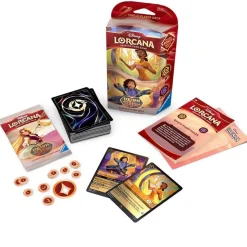 RAVENSBURGER IBÉRICA Juegos Y Puzzles|Friki Zone*Disney Lorcana Reign of Jafar - Mazo de inicio Ámbar / Amatista (inglés)