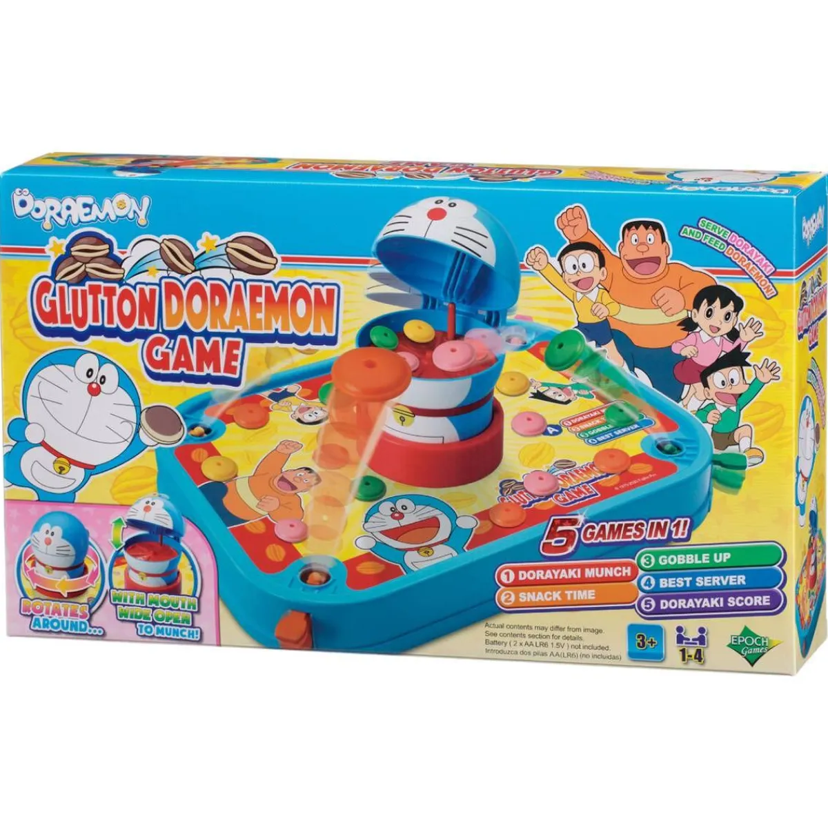 EPOCH PARA IMAGINAR S.L. Friki Zone|Juegos Y Puzzles*Doraemon - Juego Doraemon glotón