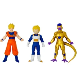 BIZAK Figuras De Acción*Dragon Ball Super - Pack 3 personajes Monsterflex (Varios modelos)