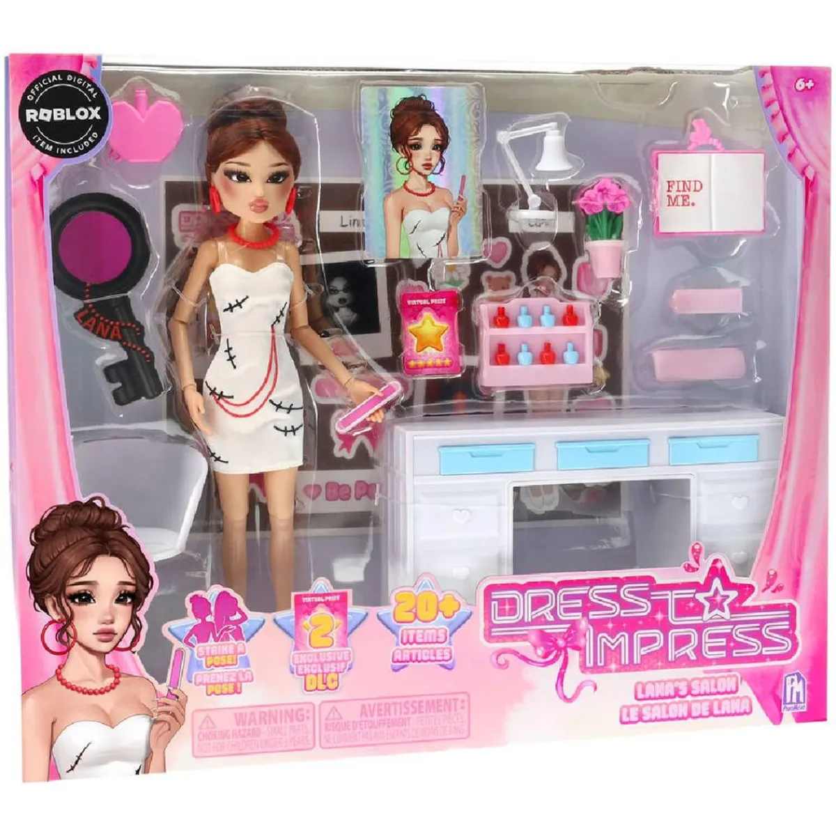 TOY PARTNER S.A. Muñecas*Dress to Impress - Salón de manicura de Lana
