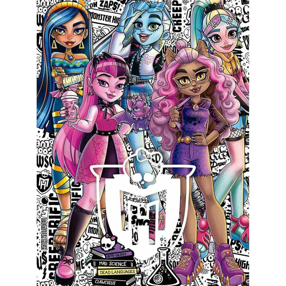 EDUCA BORRAS Juegos Y Puzzles*Educa - Puzzle educativo de 500 piezas con pegamento Fix, 34 x 48 cm ㅤ