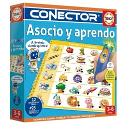EDUCA BORRAS Juguetes Educativos Y Libros|Juegos Y Puzzles*- Conector Asocio y Aprendo