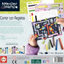 EDUCA BORRAS Juguetes Educativos Y Libros|Juegos Y Puzzles*- Contar con regletas