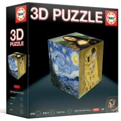 BORRAS Juegos Y Puzzles*Educa - 3D Puzzle Arte