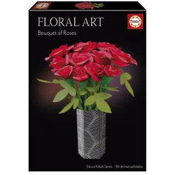 EDUCA BORRAS Arte Y Manualidades*- Floral Art - Ramo rosas rojas