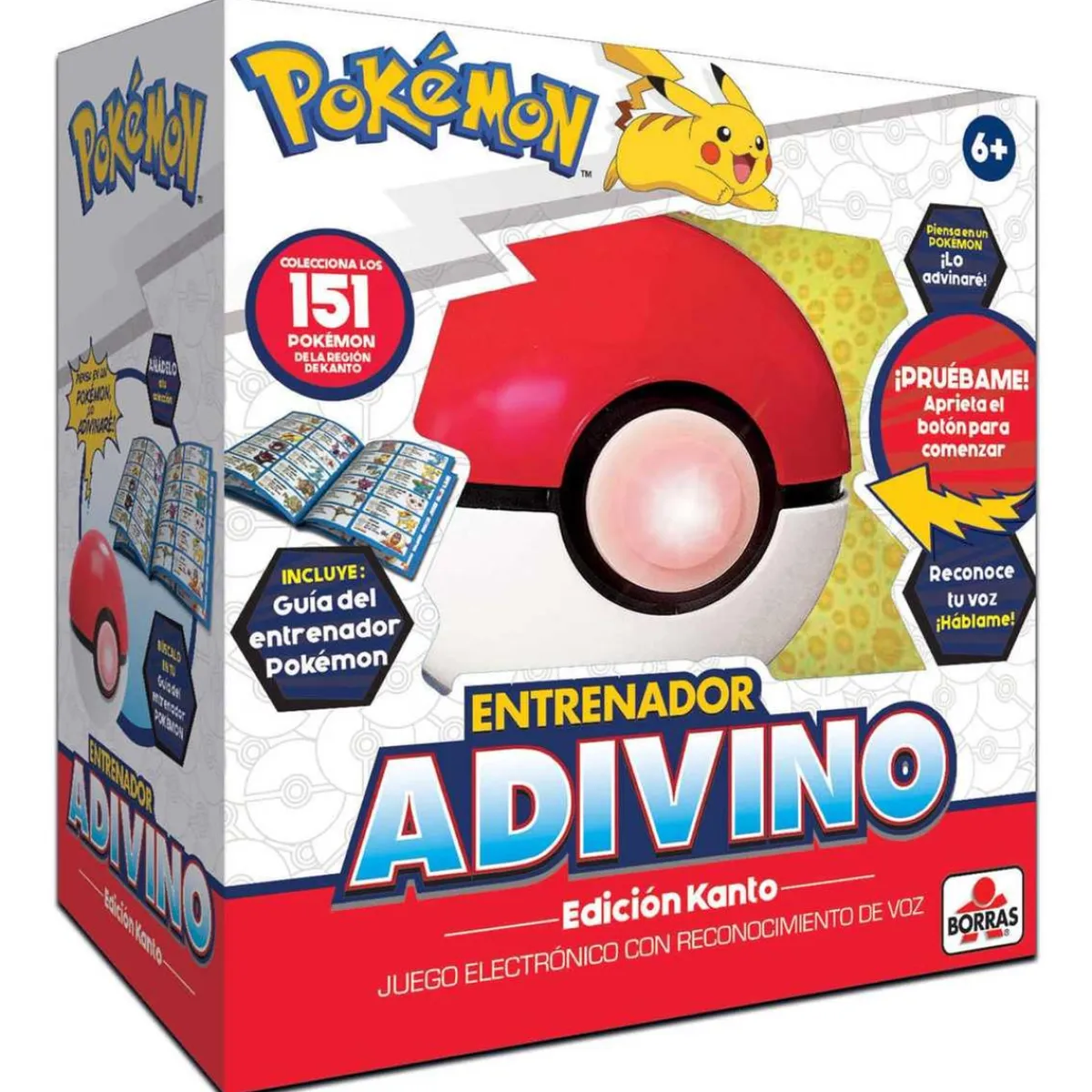 BORRAS Friki Zone|Juegos Y Puzzles*Educa - Pokemon - Juego de adivinanza Pokémon Entrenador y colección de Poké Ball ㅤ