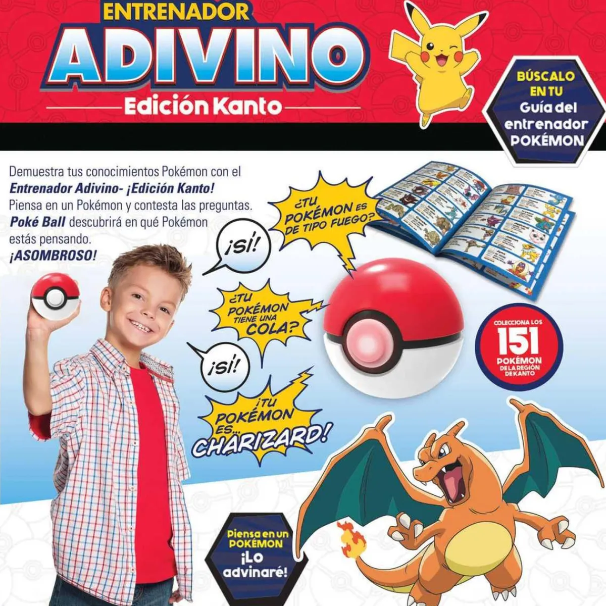 BORRAS Friki Zone|Juegos Y Puzzles*Educa - Pokemon - Juego de adivinanza Pokémon Entrenador y colección de Poké Ball ㅤ