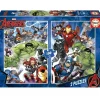 EDUCA BORRAS Juegos Y Puzzles*- Puzzle 100 piezas doble Avengers ㅤ