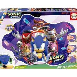 EDUCA BORRAS Juegos Y Puzzles*- Puzzle 250 Sonic Prime 'Poster Puzzle' ㅤ