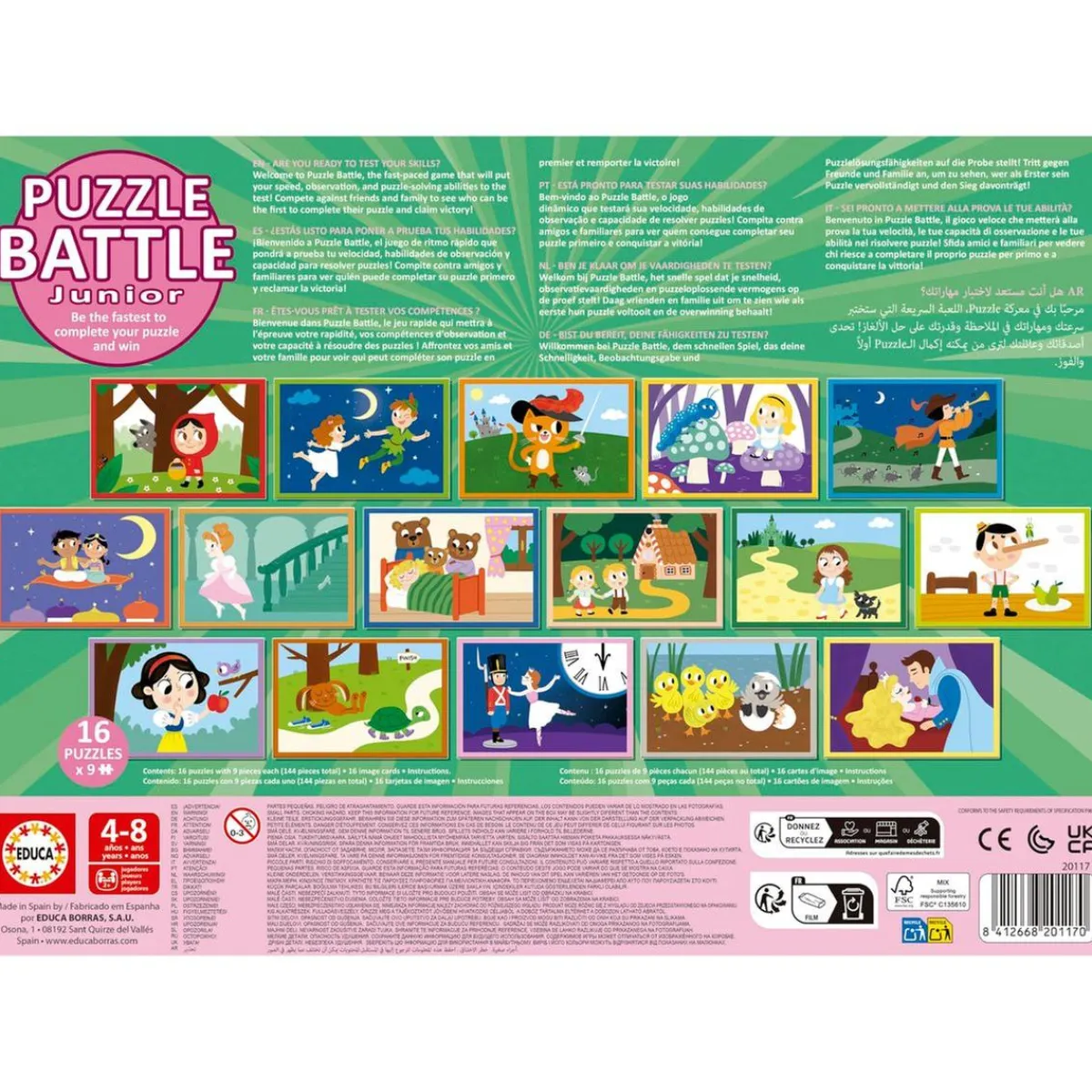 EDUCA BORRAS Juegos Y Puzzles*- Puzzle Battle Junior