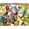 EDUCA BORRAS Juegos Y Puzzles*- Puzzle de pajarito: 500 piezas, 48x34 cm con Cola Fix para montaje ㅤ