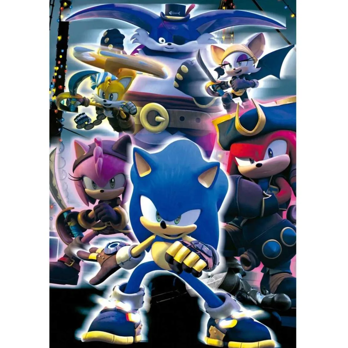 EDUCA BORRAS Juegos Y Puzzles*- Puzzle infantil Sonic Prime Neon de 300 piezas ㅤ