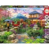 EDUCA BORRAS Juegos Y Puzzles*- Puzzle Jardín Japonés de 1500 Piezas ㅤ