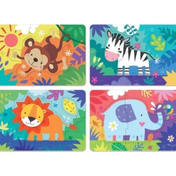 EDUCA BORRAS Juegos Y Puzzles*Educa Borrás - Animales de la selva - My first 4 puzzles