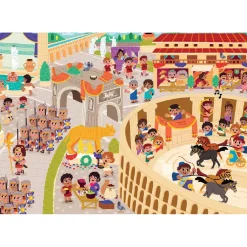 EDUCA BORRAS Juegos Y Puzzles*Educa Borrás - Antigua Roma - Puzzle 300 piezas Happy Learning