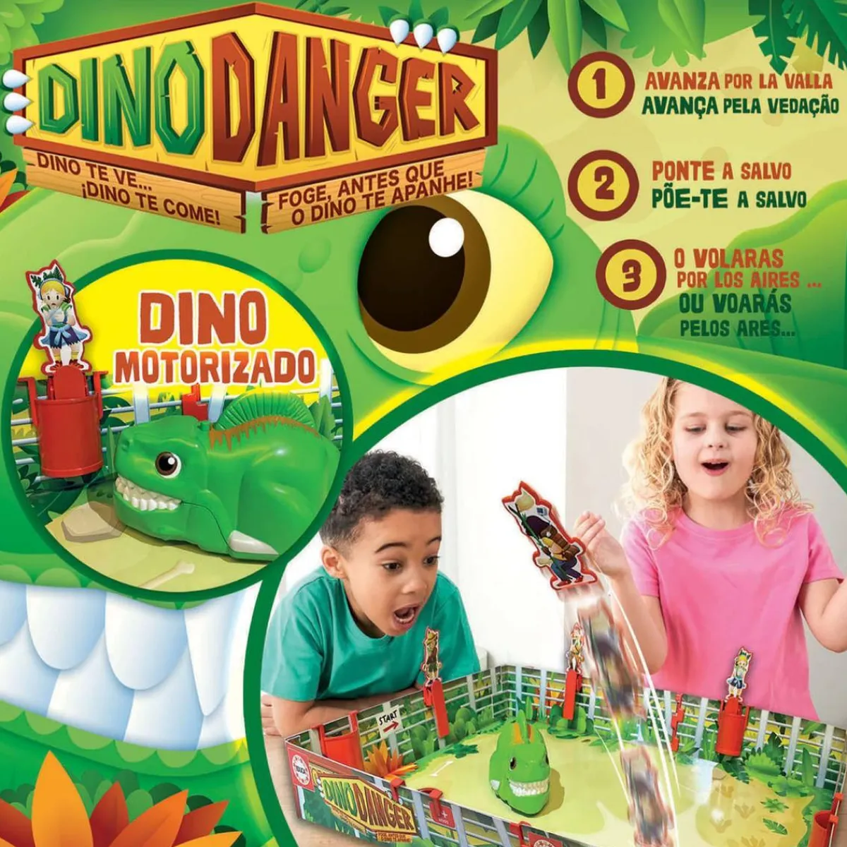 EDUCA BORRAS Friki Zone|Juegos Y Puzzles*Educa Borrás - Dino Danger - Juego de mesa