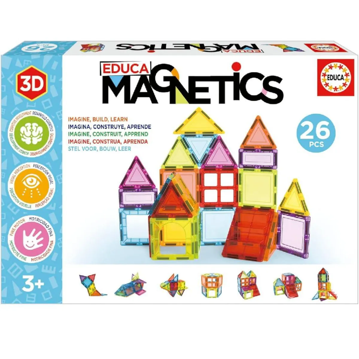 EDUCA BORRAS Juegos Y Puzzles*Educa Borrás - Educa Magnetics 26 piezas