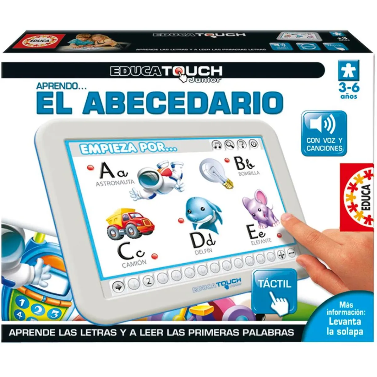 EDUCA Juguetes Educativos Y Libros|Juegos Y Puzzles*Borrás - Touch Junior Aprendo el Abecedario