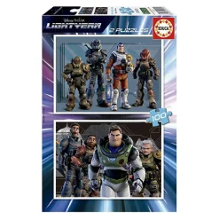 EDUCA BORRAS Juegos Y Puzzles*Educa Borrás - Lightyear - Pack 2 puzzles 100 piezas
