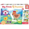 EDUCA BORRAS Juegos Y Puzzles*Educa Borrás - Mamás y bebés - My first 4 puzzles