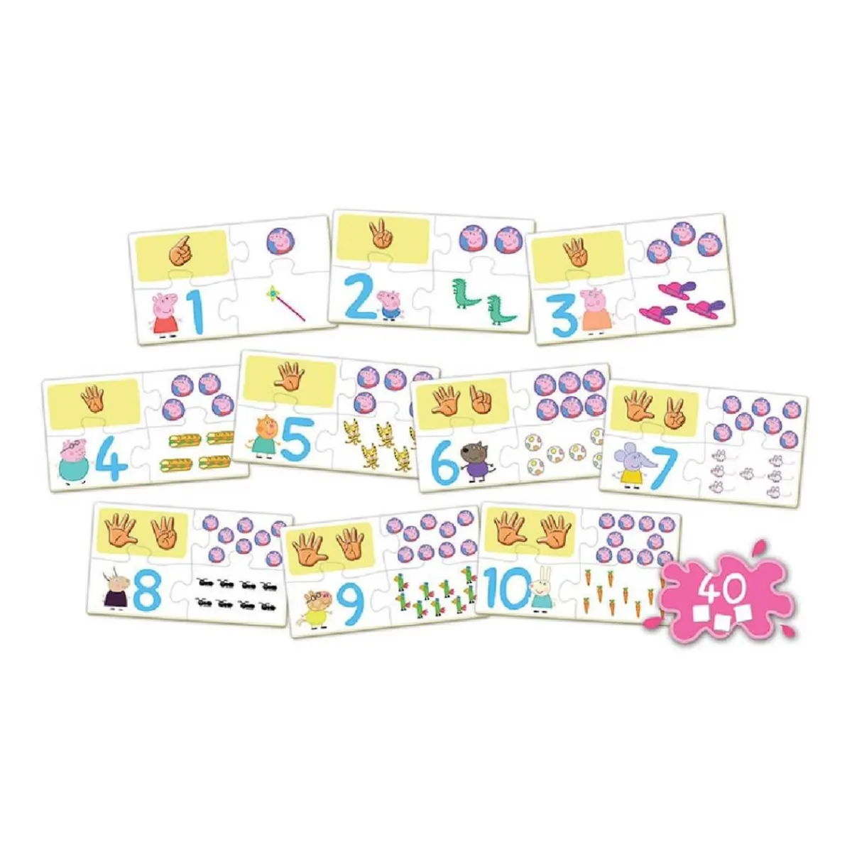 EDUCA Juguetes Educativos Y Libros|Juegos Y Puzzles*Borrás - Peppa Pig - Aprendo los Números