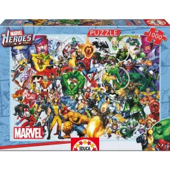 EDUCA Juegos Y Puzzles*Borrás - Puzzle 1000 Piezas "Los Héroes De Marvel