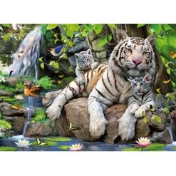 EDUCA Juegos Y Puzzles*Borrás - Puzzle 1000 Piezas - Tigres Blancos de Bengala
