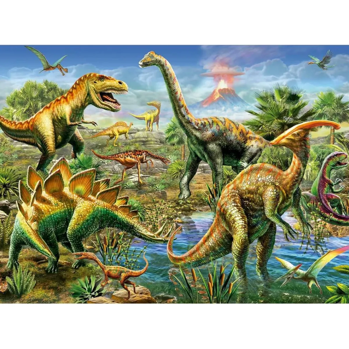 EDUCA BORRAS Juegos Y Puzzles*educa borrás - Puzzle Jurásico Adultos 500 Piezas ㅤ