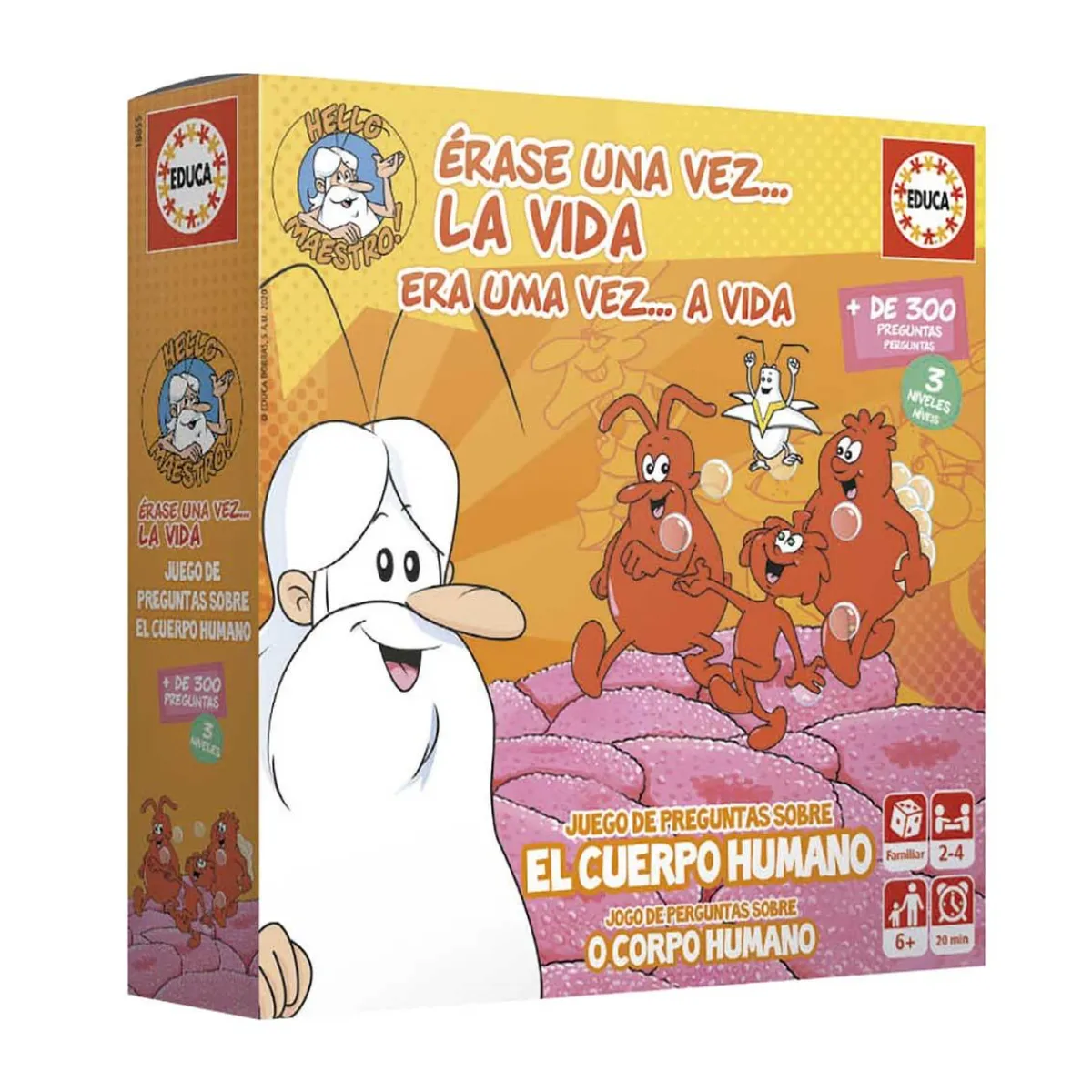 EDUCA BORRAS Juguetes Educativos Y Libros|Juegos Y Puzzles*Educa Borrás - Érase Una Vez La Vida - Juego de Mesa