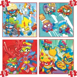 EDUCA BORRAS Juegos Y Puzzles*Educa Borrás - SuperThings - Maleta con 4 puzzles progresivos