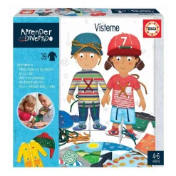 EDUCA BORRAS Juguetes Educativos Y Libros*Educa Borrás - Vísteme - Juego de mesa