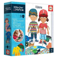 EDUCA BORRAS Juguetes Educativos Y Libros*Educa Borrás - Vísteme - Juego de mesa