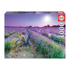 EDUCA BORRAS Juegos Y Puzzles*Educa Borrás - Bicicleta en campo de lavanda - Puzzle 1000 piezas