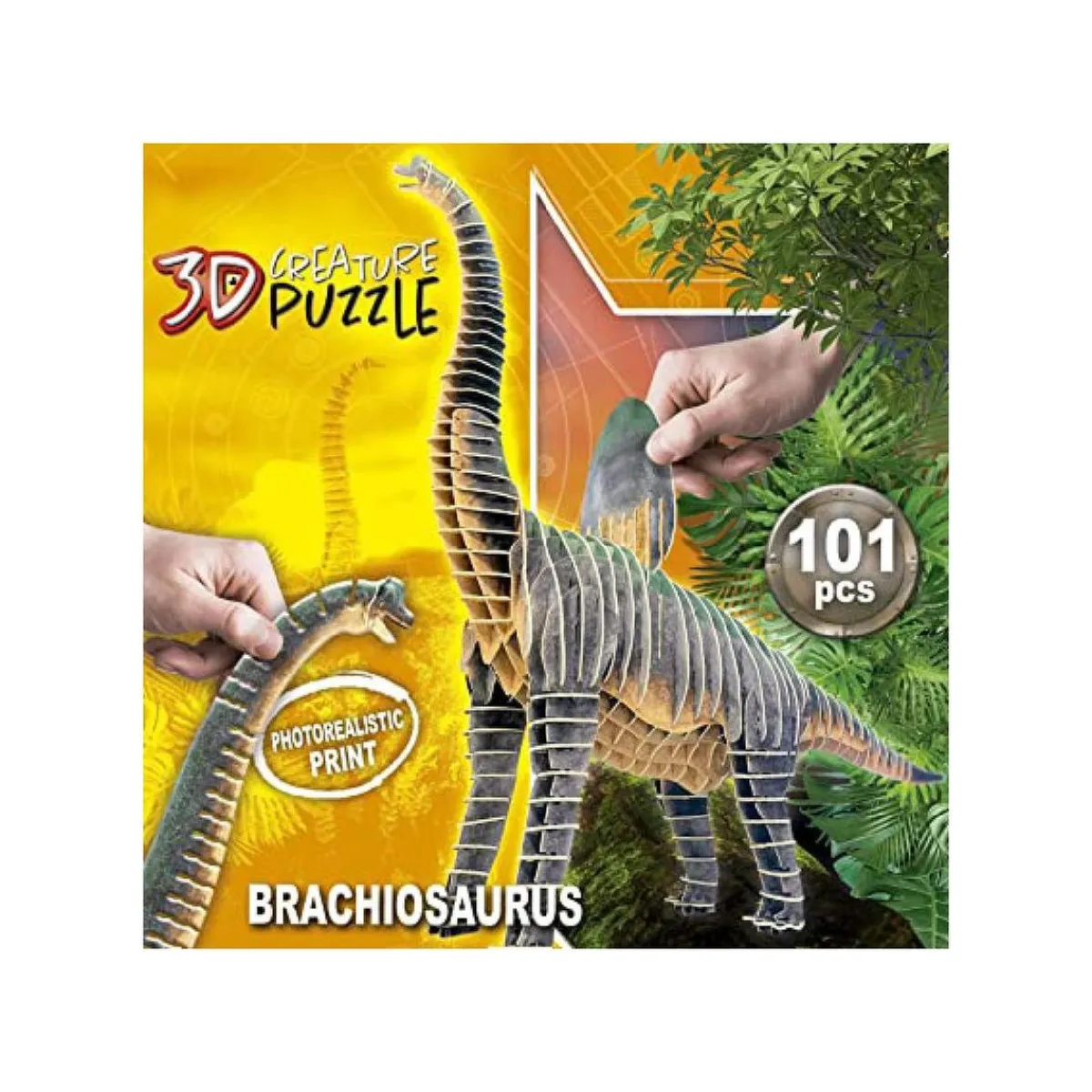 EDUCA BORRAS Juegos Y Puzzles*Educa Borrás - Brachiosaurus - Puzzle 3D de 101 piezas