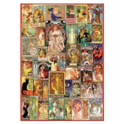 EDUCA BORRAS Juegos Y Puzzles*Educa Borrás - Collage Art Nouveau - Puzzle 1000 piezas